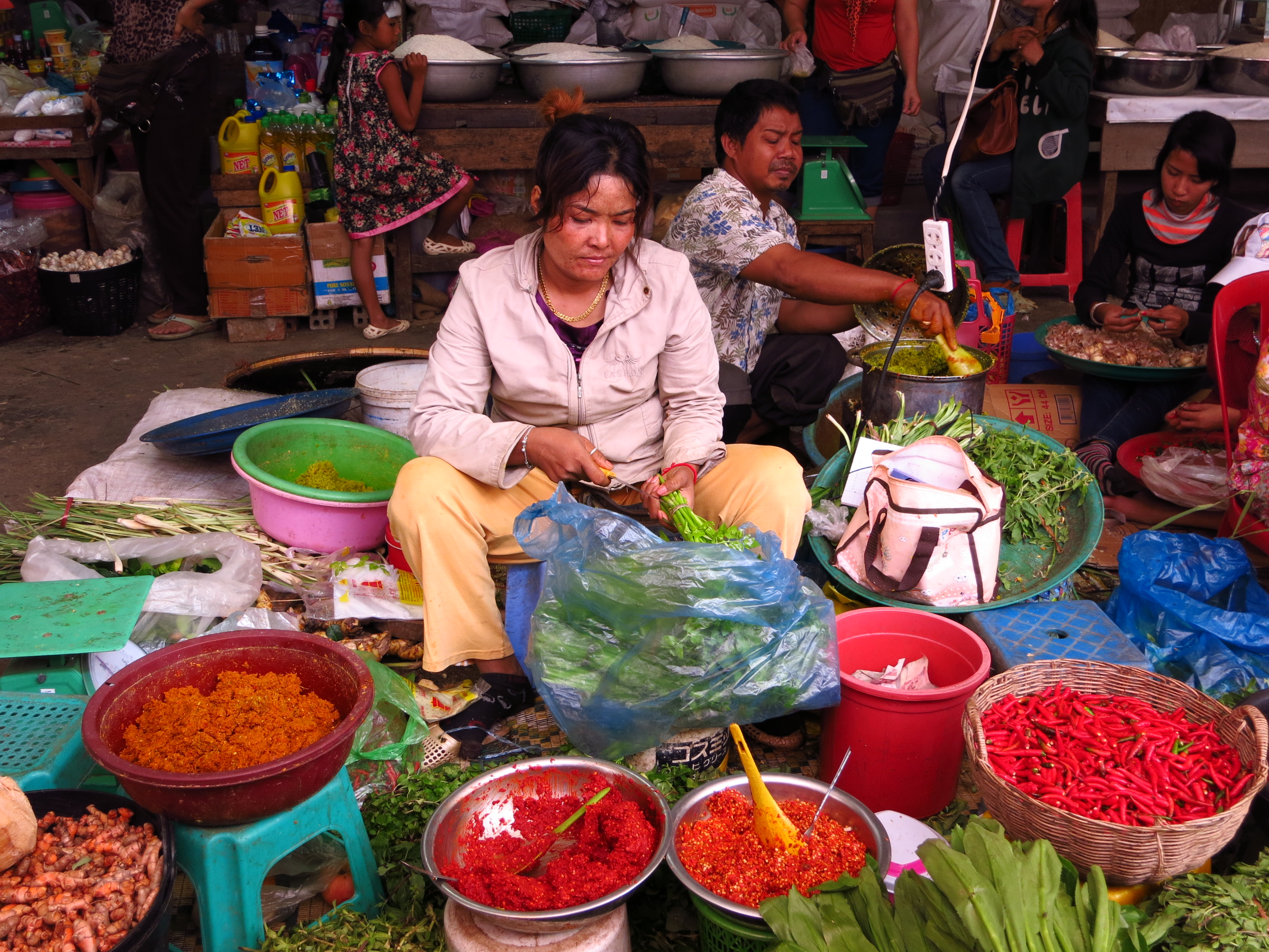 Kambodscha Markt Battambang