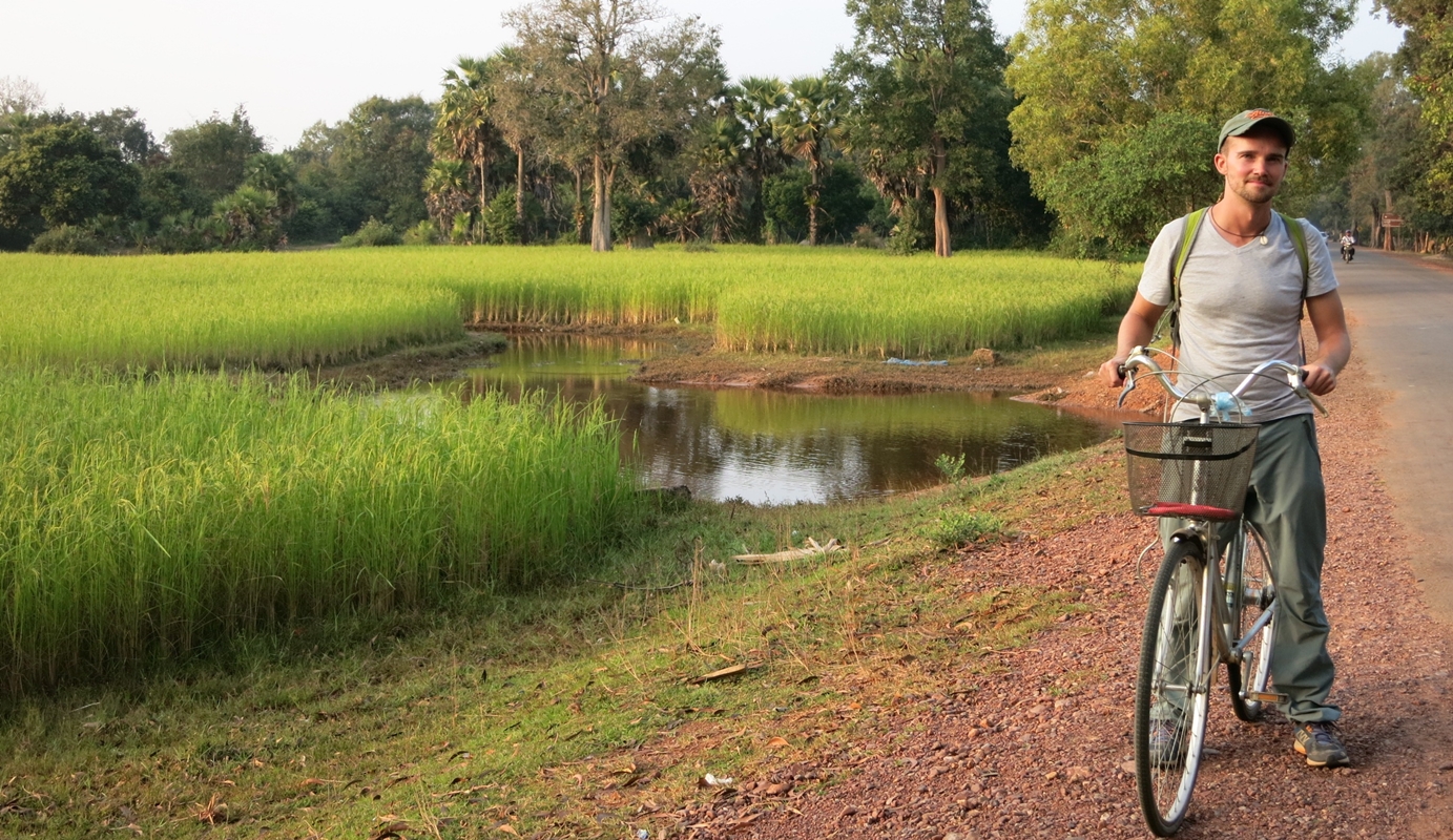 Fahrradfahren auf Reisen in Kambodscha