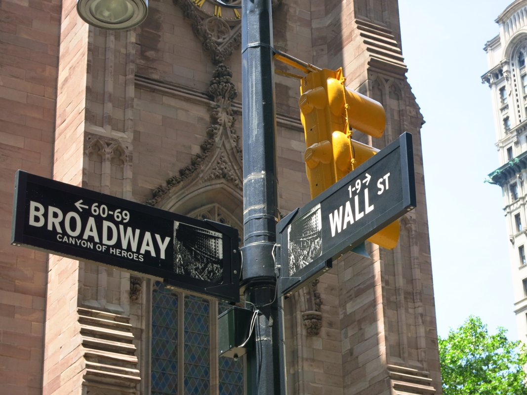 New York Broadway Wall Street