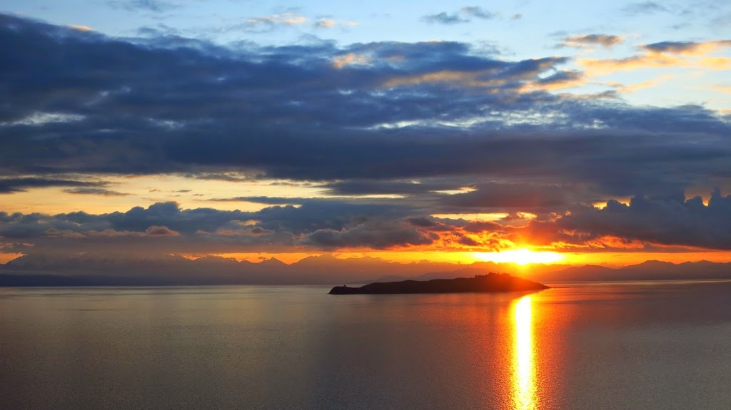 Bolivien Isla del Sol Sonnenaufgang
