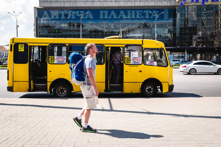 Kiew bus minibus marschrutka 