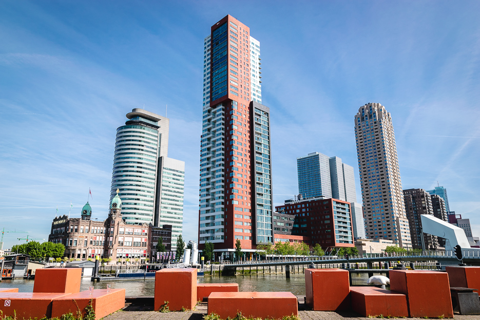 das Kop van Zuid Rotterdam Skyline